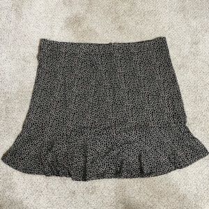 Michael Kors Leopard Half Zip Mini Skirt-NWT-Size XL